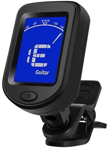 Chitarra Elettronico Tuner a Clip - Multifunzionale Ukulele E Violino | Accordatore Chitarra Clip on | Accordatore a Clip Per Chitarra Er Accordatore Chitarra Elettrica