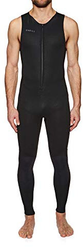 O'Neill Herren Reactor-2 1.5mm Front Zip Sleeveless Full Neoprenanzug, Schwarz, L