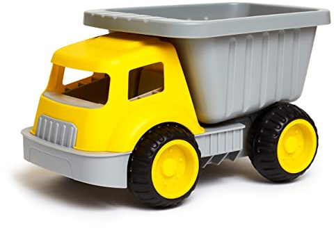Hape E4084 Load & Tote Dump Truck - Push and Pull All Terrain Vehicle Toy