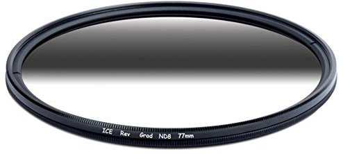 ICE 77mm Reverse Grad ND8 Sunset Filter Neutral Density ND 77 3 Stop Optical Glass