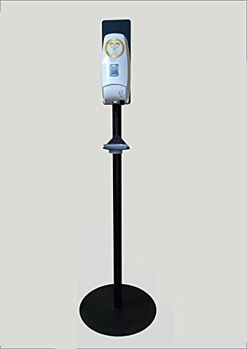 Dispensador automático para Agua Bendita con Soporte de pie. Diseño 4 Logo Color Dorado