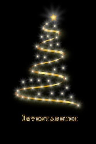 Schreibheft Geschenkidee Inventurbuch Notizbuch Notizheft Schwibbogen A5 100 Seiten Bestandsbuch 06 Inventarbuch für ihre Sammlung Nussknacker ... Lichterketten Engel Stern Schwibbogen Stern
