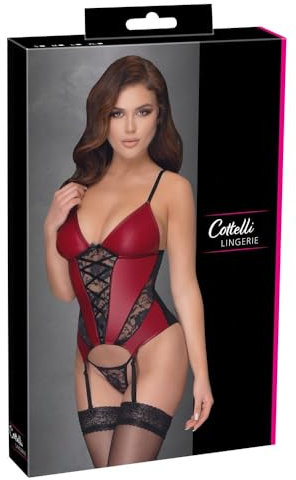 Cottelli LINGERIE Strapshemd-26328023051 Strapshemd Rot XL