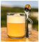 Topkapi 251.237-4-tlg Glasbecher-Set Berna │ ~330 ml │ Latte Macchiato Gläser │Teeglas, Teebecher │ Kaffeebecher│ Cappuccino Gläser │ Glasbecher mit Löffel für zwei Personen │ Sen & Ben Serie