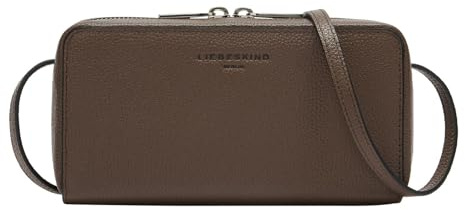 LIEBESKIND BERLIN Umhängetasche Lou Small Pebble Crossbody Light Truffel dunkelbraun