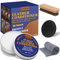 Leather Conditioner and Cleaner, All-Natural Mink Oil Conditioner Kit with Sponge, Horsehair Brush and Towel, Restore and Polish Leather Boots, Shoes, Jacket, Purses, Bags, Couch, Furniture (100g)