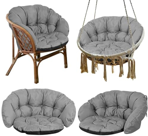 GARDEN KING ROYAL REST Cuscino per seduta 122 x 40 cm Dondolo Poltrona in rattan Ideale per uso esterno Comodo Durevole per mobili da giardino Impermeabile