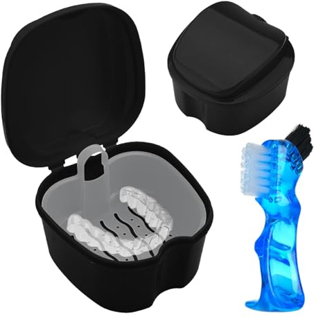 GmeDhc Caja Aparato Dental con Cepillo Limpiador y Filtrar