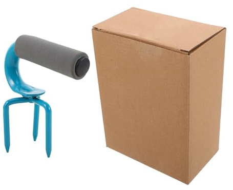 GALPADA Coltivatore da Giardino Manuale a 3 Punte in Acciaio al Manganese Blu con Impugnatura Ergonomica Antiscivolo, Forca da Raccolta Multifunzione per Terreni Duri e Aiuole Rialzate,