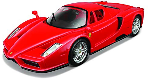 Maisto - 2043109 - Maquette De Voiture - Kit De Construction - Ferrari Enzo - Rouge - Echelle 1/24, Coleurs Assorties