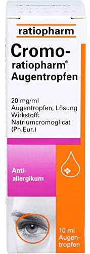 Cromo-ratiopharm Augentropfen Antiallergikum, 10 ml Lösung