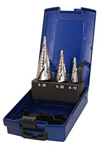 Eventus by Exact 17334 HSS Stufenbohrer-Set 3teilig 4-12 mm, 4-20 mm, 6-30 mm Zylinderschaft 1 Set