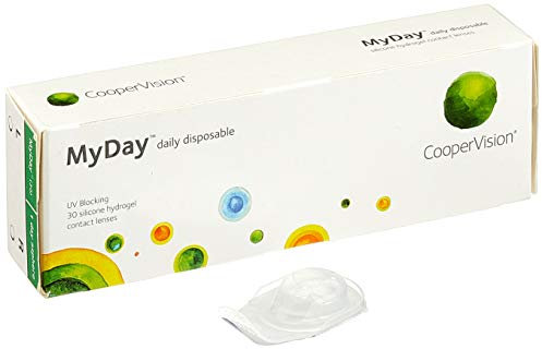 Myday 1-Day Silicone - Lentes de contacto esféricas diarias (R 8.4 / D 14.2 / -4.75 Diop), Pack de 30 uds.