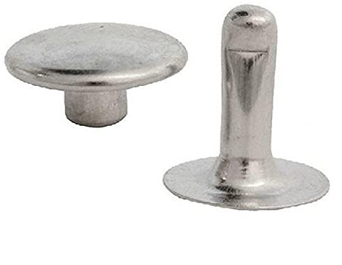 Koncreto Rivetto Nichelato Con Testa Maschio/Femmina N.36 Pz 50 In Blister.