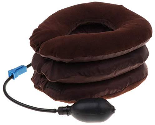 Tubayia 3 capas hinchables ortopédica almohada cervical cojín para oficina, coche, casa, viajes
