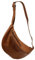 SH Leder echt Leder Damen Unisex Brusttasche für Festival Reise mittelgross Hüfttasche Crossbody Bag Frauen Ledertasche 37x21cm Fania G697 (Cognac)
