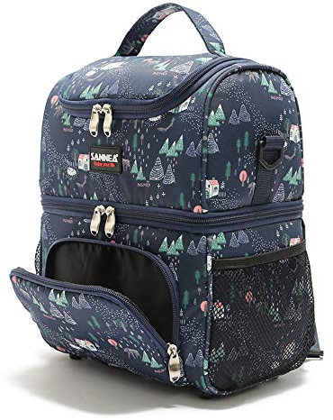 Isolierbeutel Tragbarer auslaufsicherer Kühlerrucksack Frische Aufbewahrung Große Kapazität für Lebensmittel Wein EIS Getränke zum Camping Picknick Angeln Wandern,17L