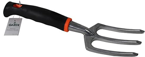 Gardi Orange and Black Premium Aluminium Weed/Planting Fork