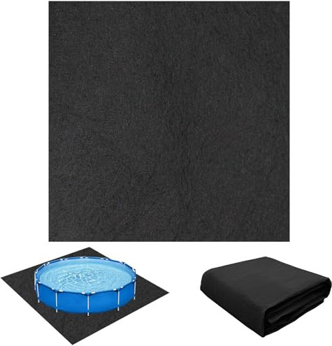 13.12Ft Hot Tub Mat,Floor on Pool Mat Swimming Pool Mat Floor Protector,Hot Tub Pad Mat,Pool Liner Pad For Above Ground Inflatable Hot Tubs Floor Pad,Portable Spa Pool Accessories (Square)