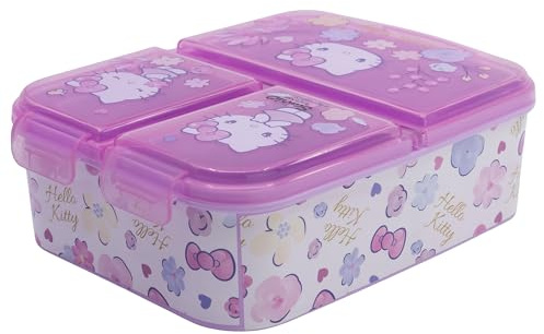 STOR Harry Potter Matlåda Barn 3 Fack 2156ml - BPA-fri Lunchbox Skola Förskola Barnmatlåda med Fack