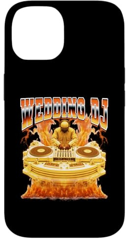 Boda DJ Discjockey Disco Jockey Tocadiscos 90s Bootleg Carcasa para iPhone 14