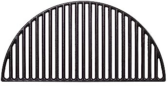 Kamado Joe Grille en fonte demi-lune Classic Joe, 45,7 x 22,8 x 1,2 cm, Noir
