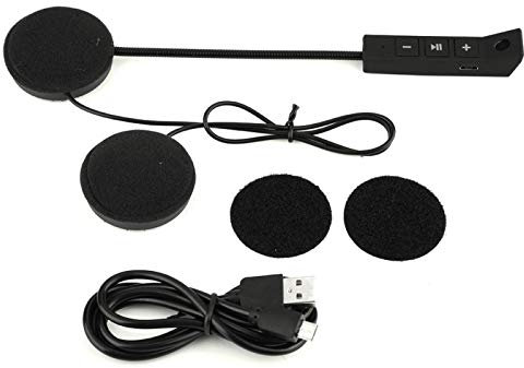Fydun Motorrad Bluetooth Headset 1 Paar Wasserdicht Wireless Stereo Motorrad BT Headset Headset Lautsprecher Unterstützen Freisprechen Schwarz