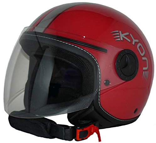 protectWEAR Jethelm mit langem Visier H730-RT-M