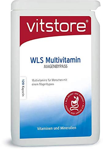WLS Multivitamin Magenbypass - 120 Kapseln - laborgeprüft - nach einer Magenverkleinerung