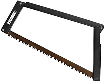 Sloane Camping-Klappsäge - Klappbare Bügelsäge mit Lederscheide | Abnehmbare Handsägen für die Holzbearbeitung, Allzweckklinge