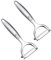 Tkxjry 2 Pezzi Acciaio Inossidabile Pelapatate, Pelapatate, Pela Carote, Peeler, Pelapatate da Cucina, Pela Verdure Spelucchino, per Pelare Patate, Carote e Verdure Varie e Frutta