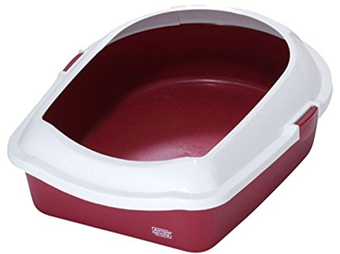 Europet Bernina, Katzentoilette Oval mit Rand, Rot