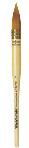 da Vinci Watercolor Series 488 CosmoTop Spin Pinsel, runde Synthetik mit lackiertem Naturgriff, Größe 6 (488-06)