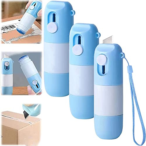 Aphro Thermal Paper Correction Fluid with Parcel Opener, 2 in 1 Anti Information Leakage Erase Device, Portable Personal Privacy Protection Artifact for Package Labels (3pcs)