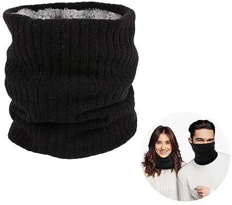 Cerioll Calentador De Cuello Bufanda De Tubo, Bufanda Calentador Tubular Cuello, Invierno de Doble Capa de Forro Polar Suave para Esquiar Motocicleta Bicicleta Senderismo vierno para Hombre y Mujer