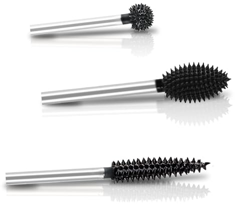CAELUM Carbide Rotary Burr Kit, 3-Piece Wood Carving Burr Set, 1/8 Shaft Very Coarse Burrs for Fast Material Removal, Sphere Flame Taper Bits for Dremel, DeWalt Rotary Tools, Wood Rubber Plastic