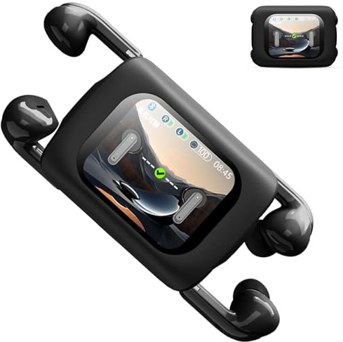 Écouteurs Bluetooth sans fil, écran tactile pleine couleur, écouteurs intra-auriculaires intelligents ANC avec réduction du bruit, autonomie extrêmement longue, deux paires d'écouteurs, pour
