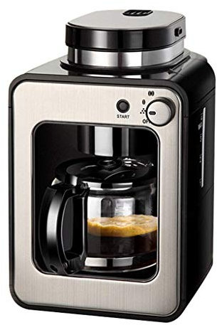 SRDUJINWAN Bean to Cup Coffee Machine Automatic Coffee Maker, Coffee Machine, Home, Office, Commercial, 5 Cups (Black) Hold