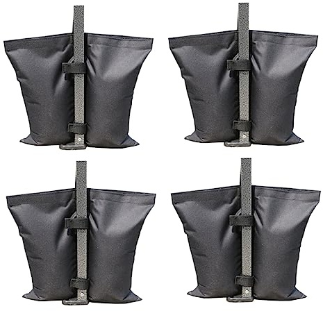 GALPADA 4 Piezas Sacos de Arena para Carpas de Fiesta Pesas para Fijar Carpas al Aire Sacos de Peso para Jardín Picnic y Camping
