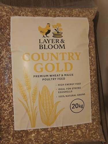 20kg Country Gold Premium Poultry Feed, Wheat & Maize Mix