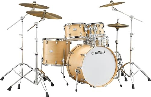 Yamaha Tour Custom Maple 4pc Standard Shell Pack, Butterscotch Satin
