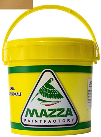 MAZZA Pittura Decorativa Nuage Lt 5 Colorificio Vernice Effetto Spatolato, Cangiante, Perlato, Vellutata Al Tatto Per Pareti Interne Colorata (Beige4 Nu7096)