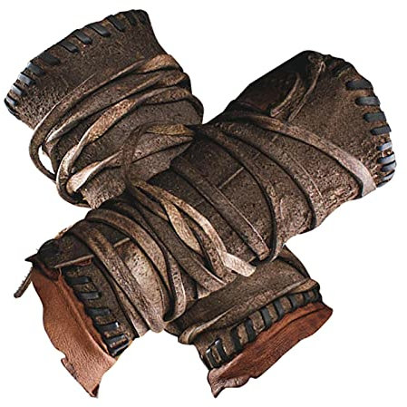 Tianbi Mittelalterliche Armschutz-Rüstung, Steampunk-Vintage-Armschutz, Handschuhe, verstellbare Herren-Handschuhe, Armschutzhandschuhe, Standard