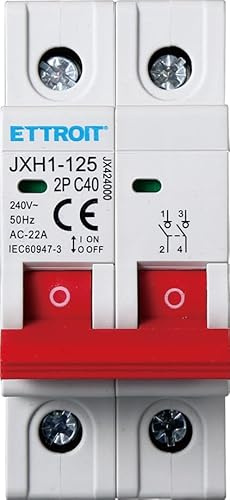 ETTROIT Interrupteur d'isolation sectionneur 2P 40A 220V