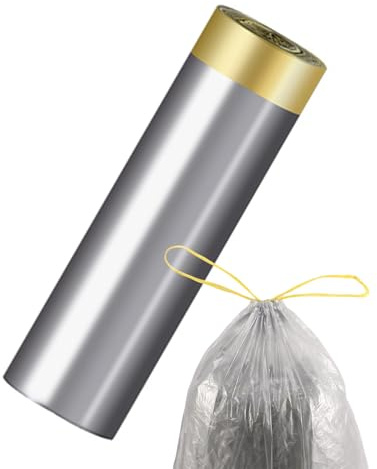 20L Bin Bags 15 Counts 10L Bin Liners 15L 10-20L Tie Handle Bin Bags Kitchen Garbage Bags for Home Office