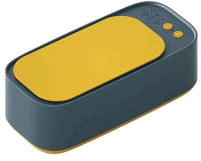 Pqahffowr Pulitore portatile a vibrazione ad alta frequenza a 3 velocità, macchina di pulizia a 360 °, sincronizzazione per/lecca/strumento di trucco/occhiali/B, installazione semplice, facile da