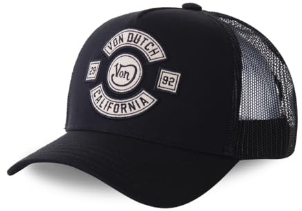 Tracker Kappe Herren Natürlich, Cap Herren, Natürlich, Empfindliche Haut, Schwarz, Einheitsgröße