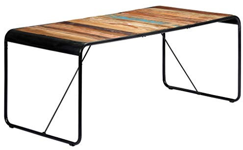 GuyAna Esstisch 180x90x76 cm Altholz Massiv KüChensofa Gartentisch Ausziehbar