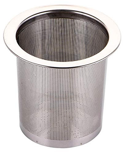 Tee- – Filtro per spezie da tè in acciaio inox, filtro a foglia di teiera | Rete fine per tè sfuso con fori densi, filtro per tè sfuso, filtro per teiere, tazze, tazze, 7,6 x 5,1 x