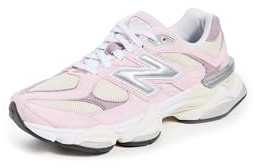 New Balance Sneakers Uomo 9060, Rosa e beige., 10.5 Women/9 Men